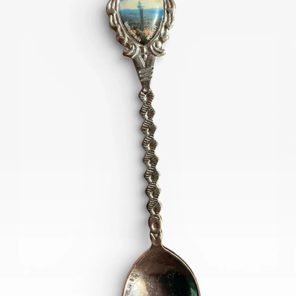 Vintage Mountain Tower Hot Springs Arkansas‎ Souvenir Spoon